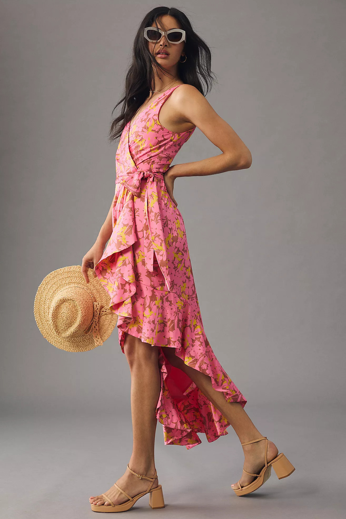 Hutch Asymmetrical Wrap Dress | Anthropologie (US)