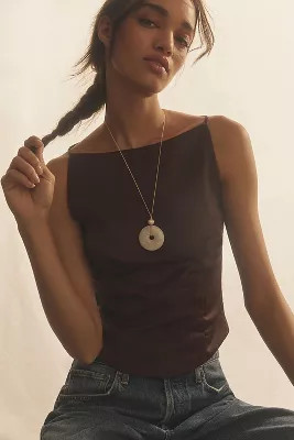 Frasier Sterling Stone Pendant Necklace | Anthropologie (US)