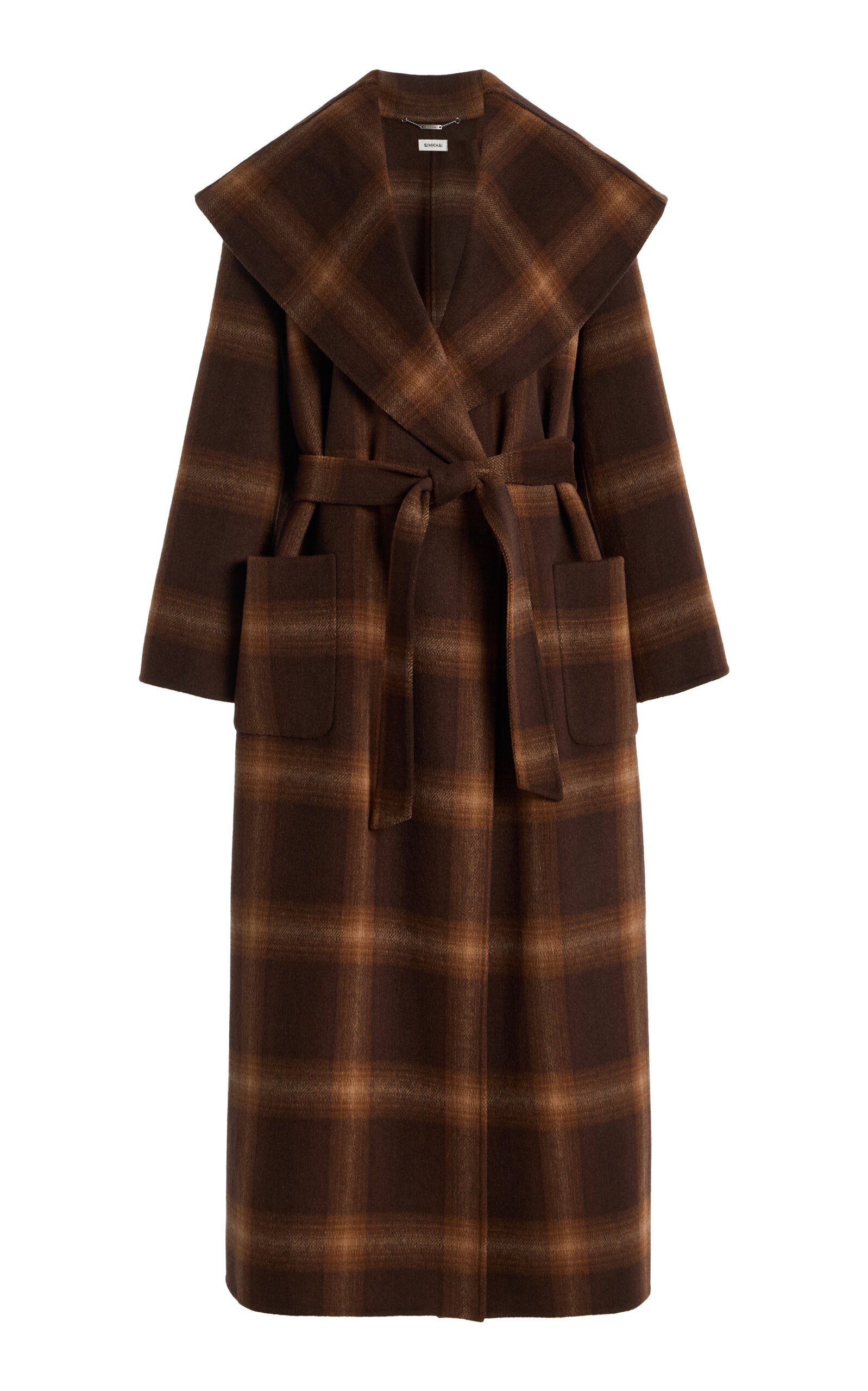 Mulhollond Plaid Wool Robe Coat | Moda Operandi (Global)