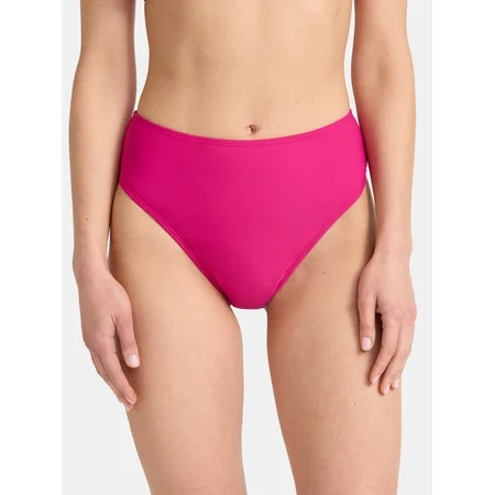 No Boundaries High Waist Cheeky Bikini Bottoms Women’s | Walmart (US)