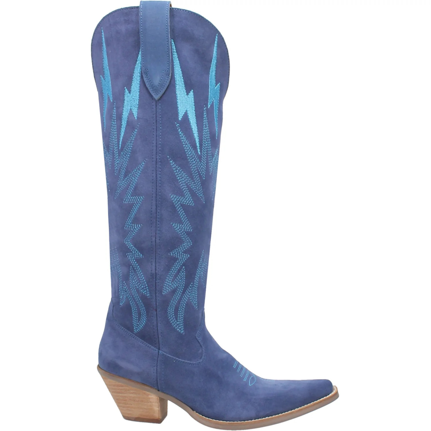 THUNDER ROAD LEATHER BOOT Blue / 7.5 / M | Dingo1969