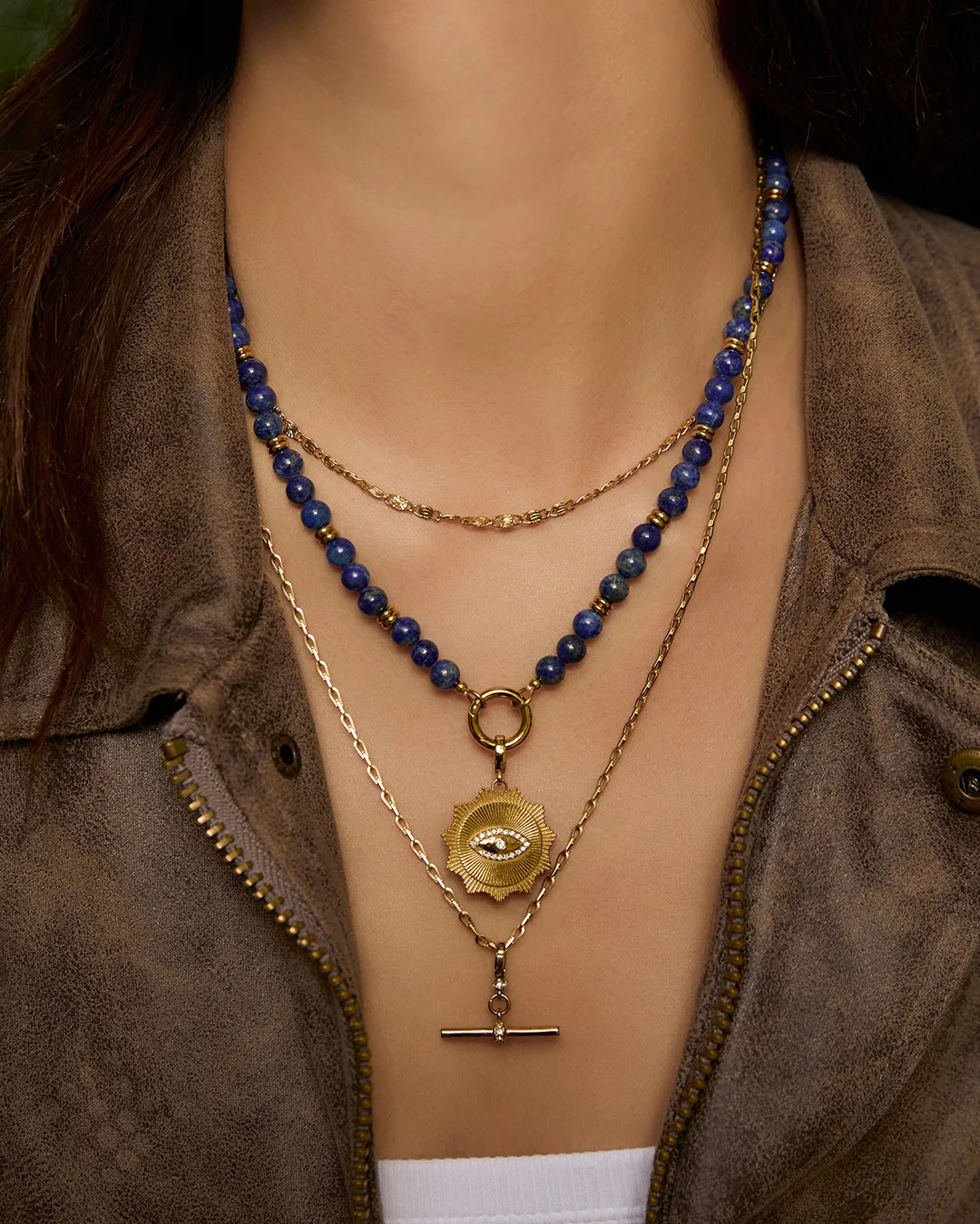 Azure Charm Necklace - Lapis Lazuli | Arms Of Eve