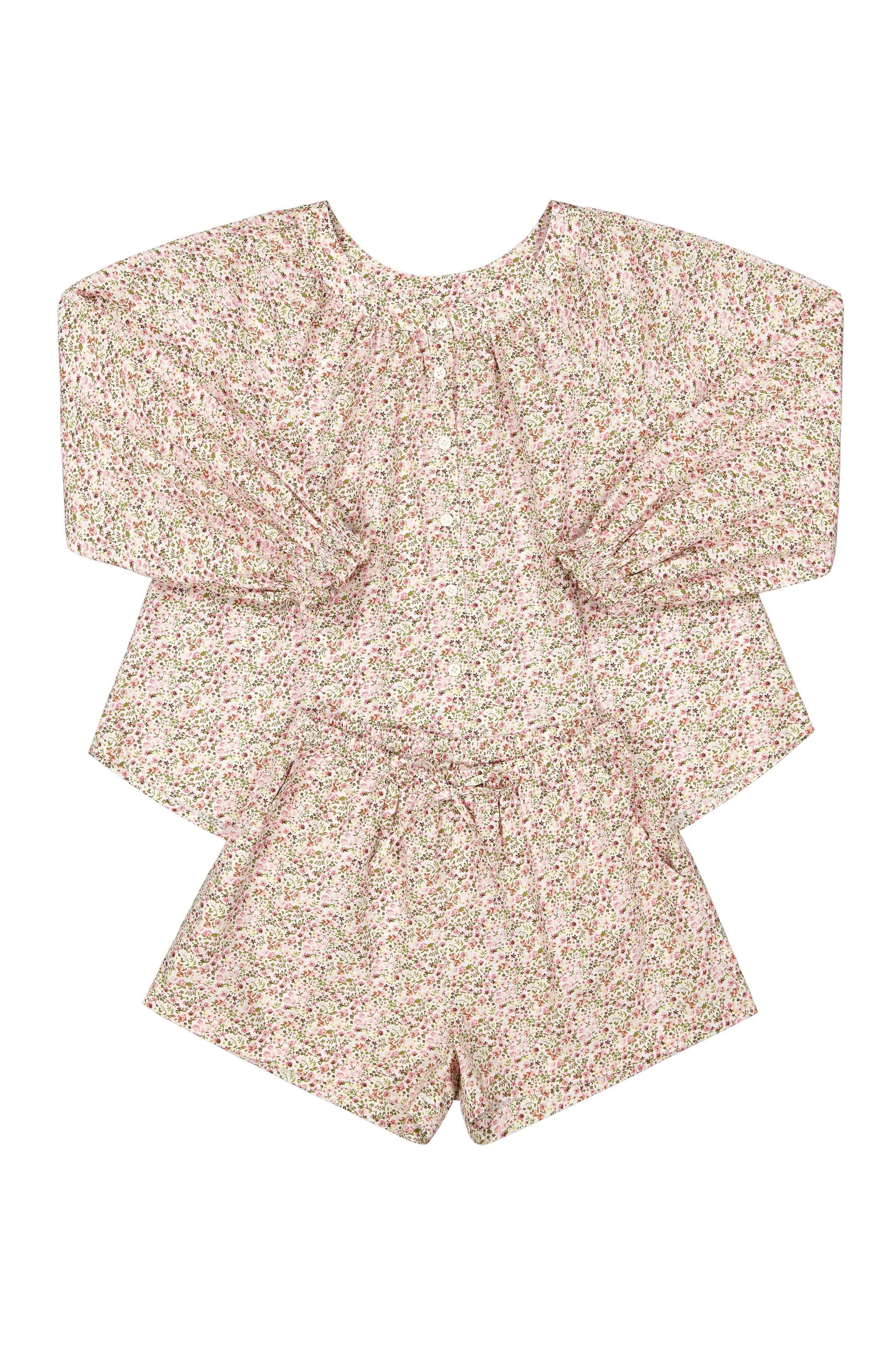 Claire Lounge Set - Floret Pink | Piyama US