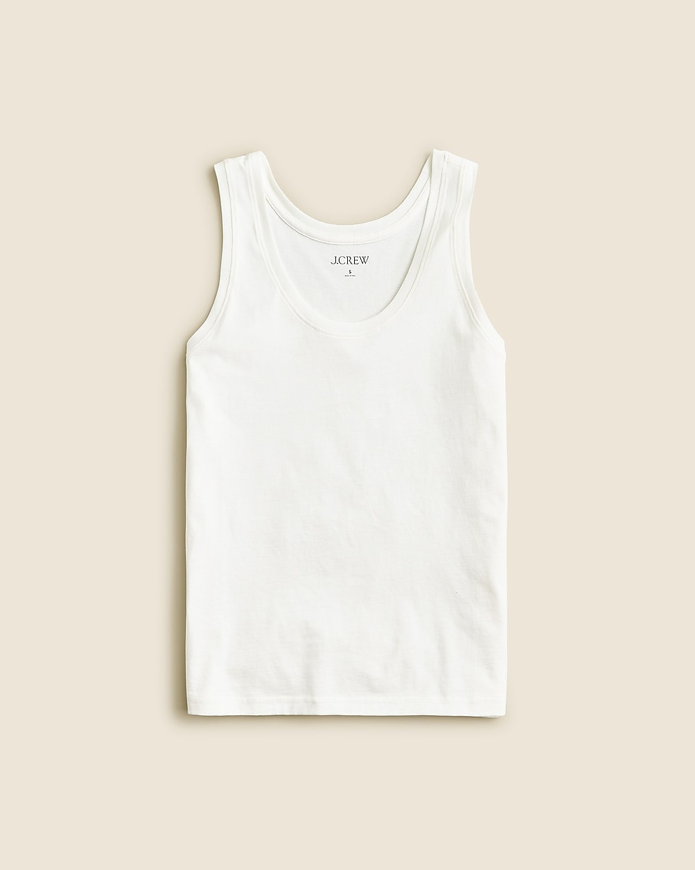 Pima cotton scoopneck tank top | J. Crew US