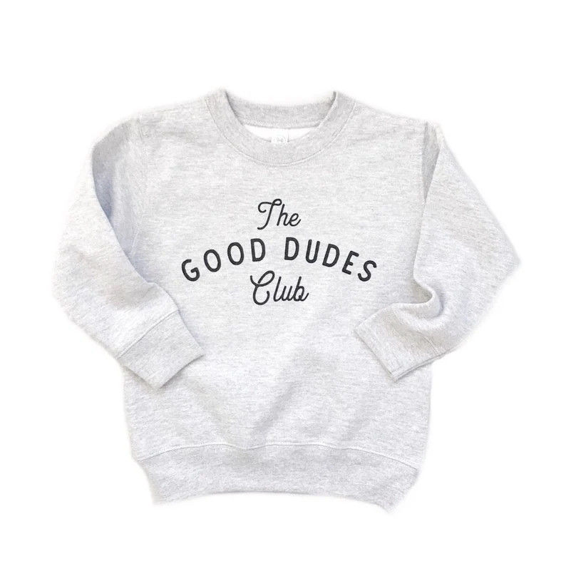 The Good Dudes Club Pullover, Boys Sweatshirt, Birthday Gift for Boys, Christmas present, Trendy ... | Etsy (US)