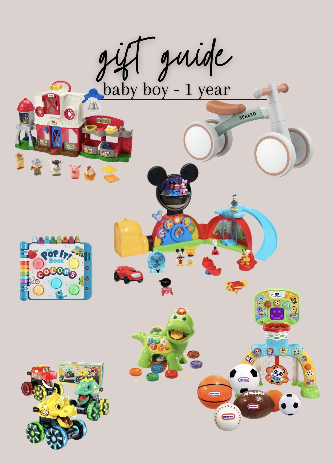 1 year old boy gift guide 

#LTKHoliday #LTKSeasonal #LTKGiftGuide