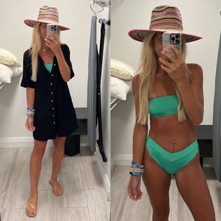 Amazon coverup affordable swimsuits bikini wide brim hat travel outfits vacation outfit ideas beach outfit 

#LTKswim #LTKunder50 #LTKtravel