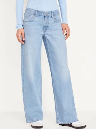 Mid-Rise Wide-Leg Jeans | Old Navy (US)