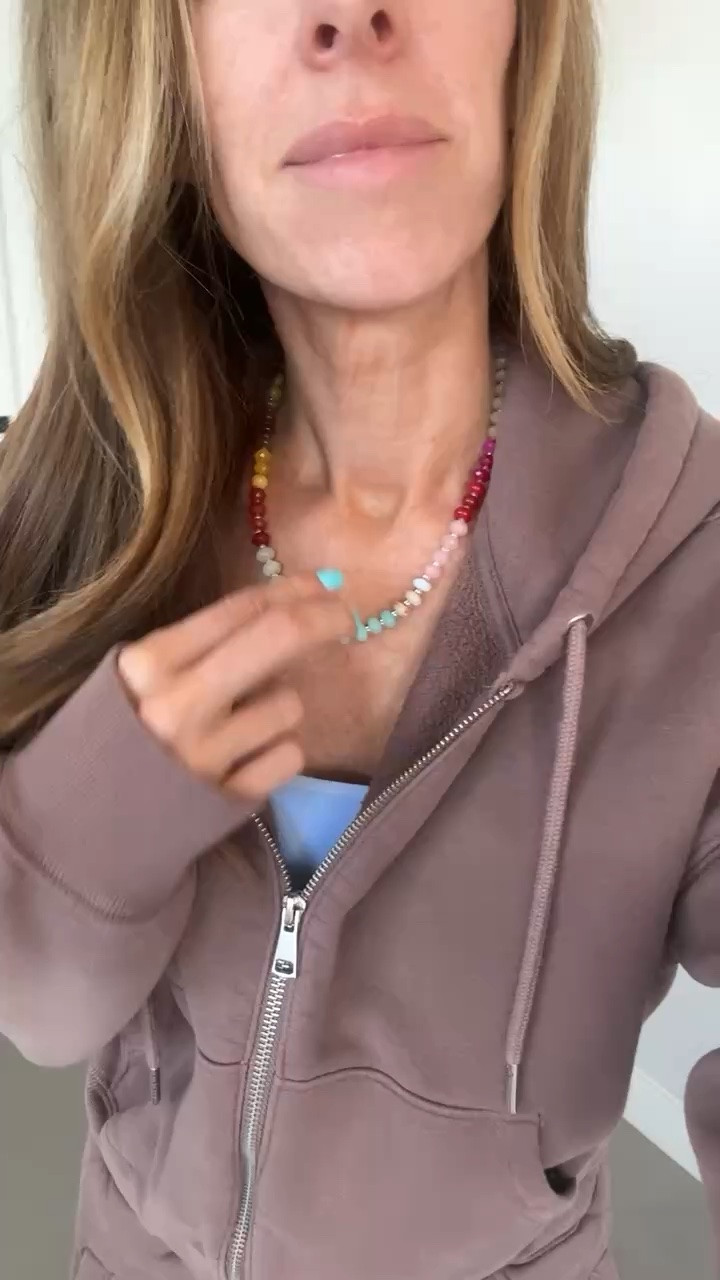 Favorite stone necklace, comes in tons of color combinations!