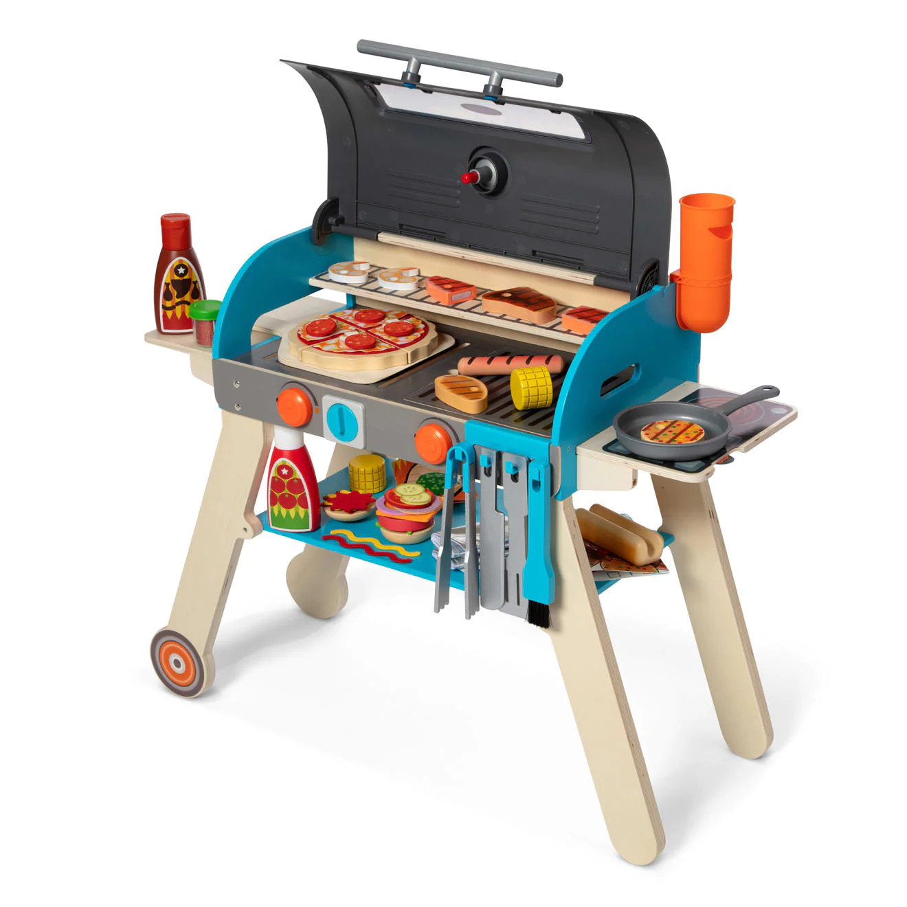 Deluxe Grill & Pizza Oven Play Set | Melissa and Doug