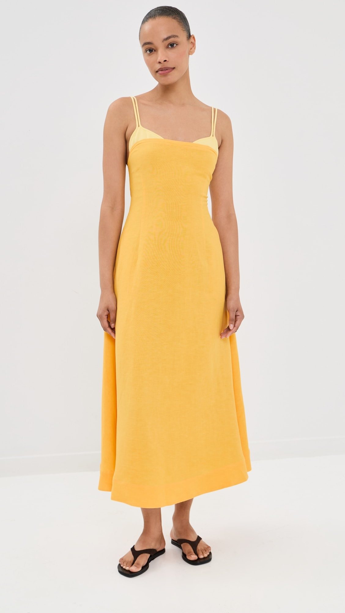 SIMKHAI Corabeth Colorblock Midi Dress | Shopbop | Shopbop