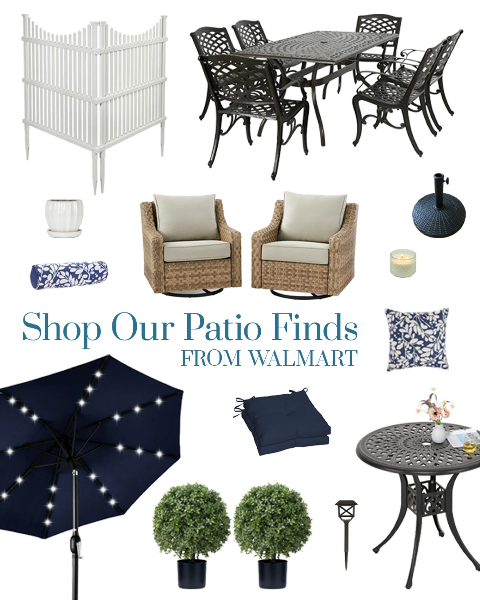 Now that our pool is up and running, we’ve been sprucing up our patio to make our backyard a true outdoor oasis.  #ad  We’ve done a lot of work on the yard and added some new patio furniture, pillows, and accessories from @Walmart  to bring it all to life and I couldn’t love it more!  Here are all of the links if you want to shop our patio…  #walmartpartner #walmartsummer 

#LTKhome #LTKSeasonal