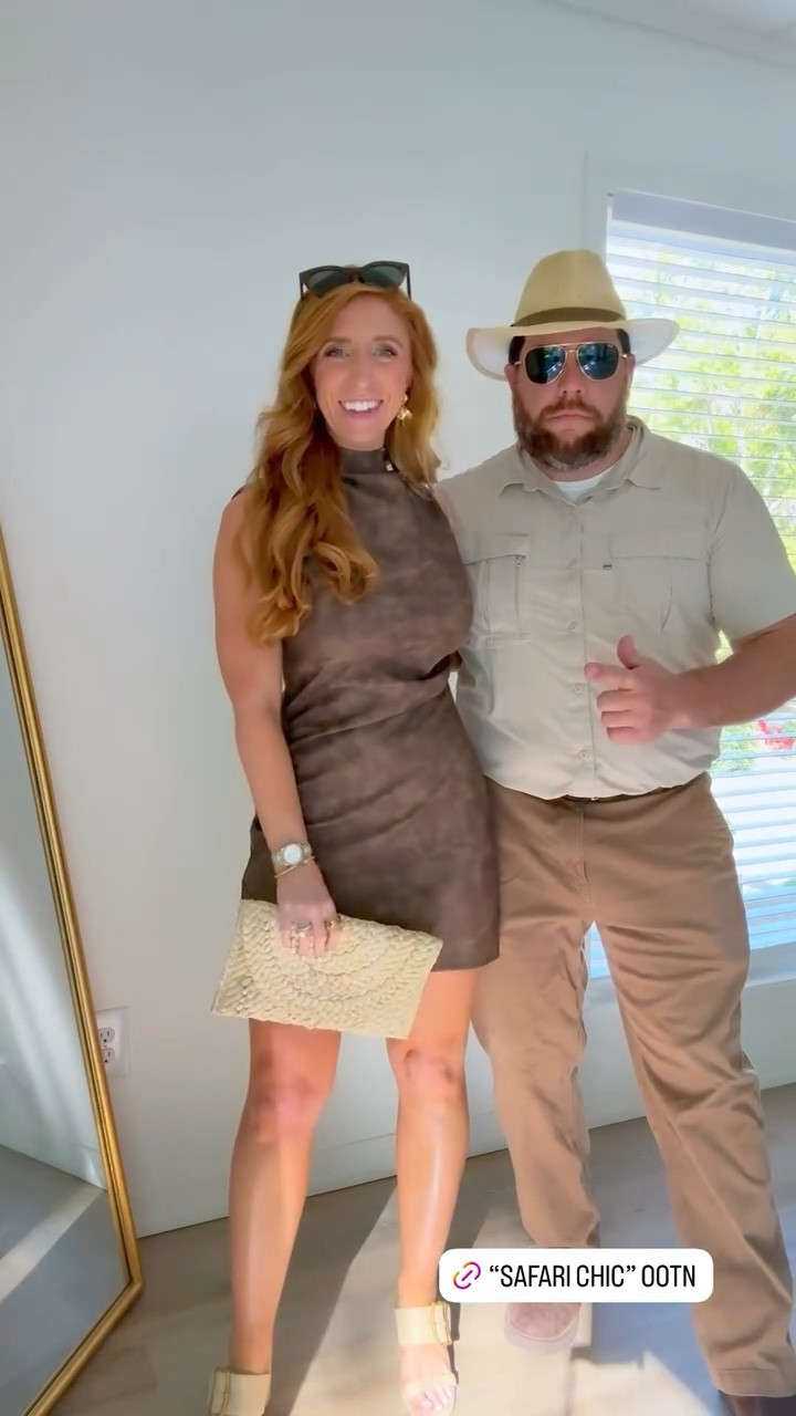 Safari chic outfit - faux leather cocktail dress 

 It is actually lightweight and comfy! 
I’m 5’3 125lbs wearing a small! 





Date night outfit 
Faux leather dress
Amazon fashion 
Amazon finds 


#LTKgrwm #LTKootd