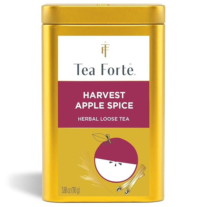 Tea Forte Harvest Apple Spice Loose Leaf Tea Canister | Makes 35-50 Cups - Premium Handcrafted Lo... | Amazon (US)
