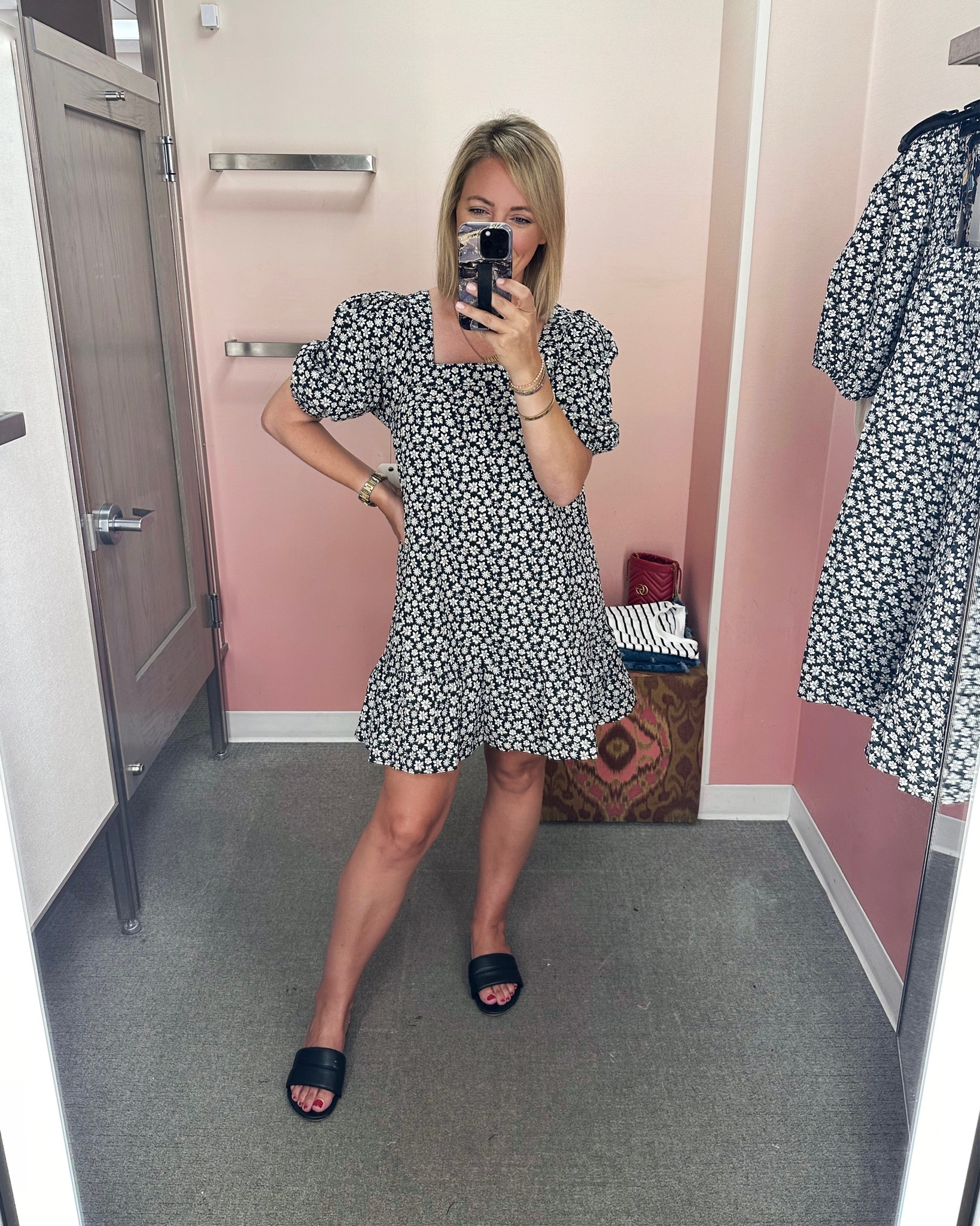 This little dress was much cuter in person that it looked on the site IMO #nsale 

#LTKsalealert #LTKunder50 #LTKxNSale