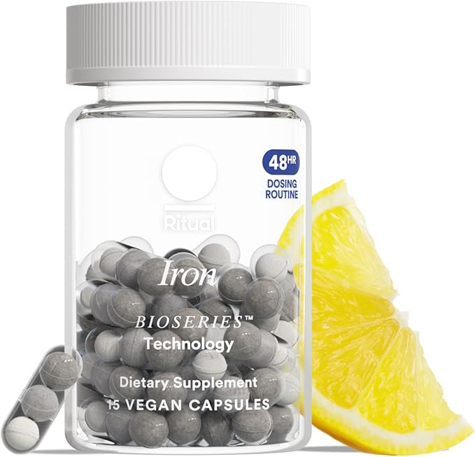 Ritual Iron Bisglycinate Supplement - 60mg - Gentle Support for Women with Low Iron Levels & Bloo... | Amazon (US)
