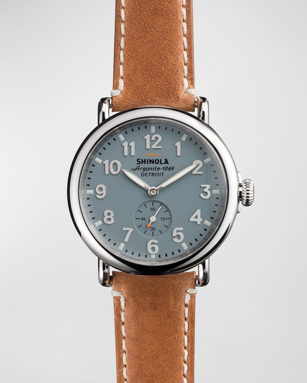 Men's 41mm Runwell Men's Watch, Light Blue | Neiman Marcus