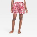 Women's Ikat Print Smocked Waist Shorts - Knox Rose™ | Target