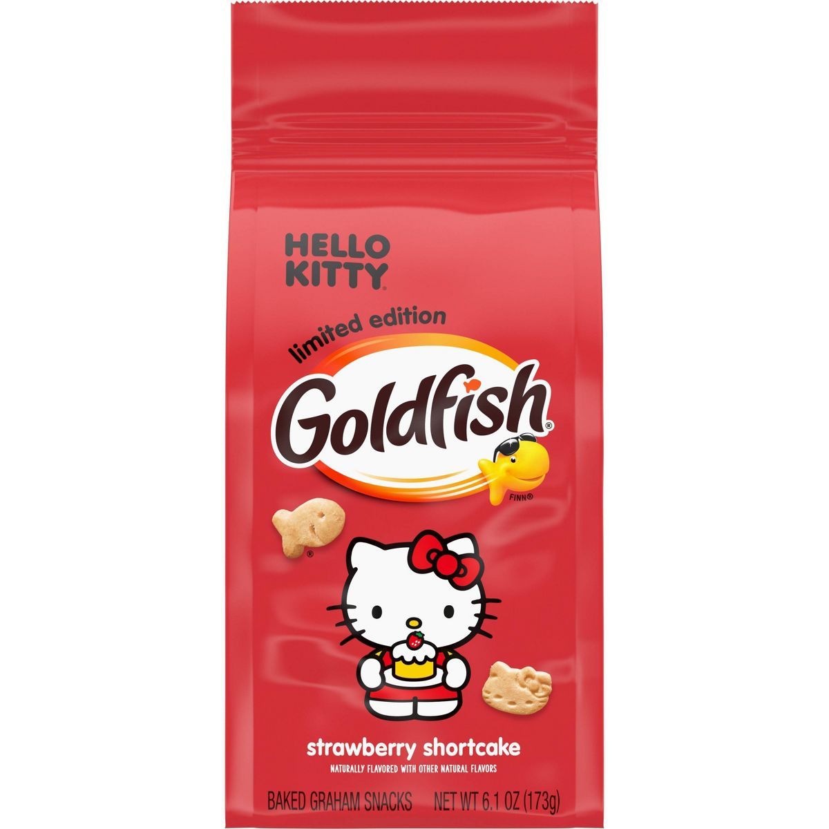 Pepperidge Farm Goldfish Grahams Hello Kitty Strawberry Shortcake Snack Crackers - 6.1oz | Target