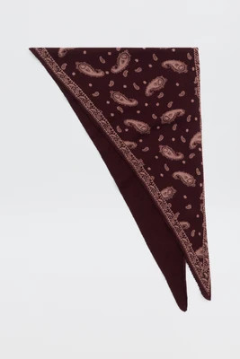 Lianora -  Daisy Paisley Knit Oxblood | Rixo