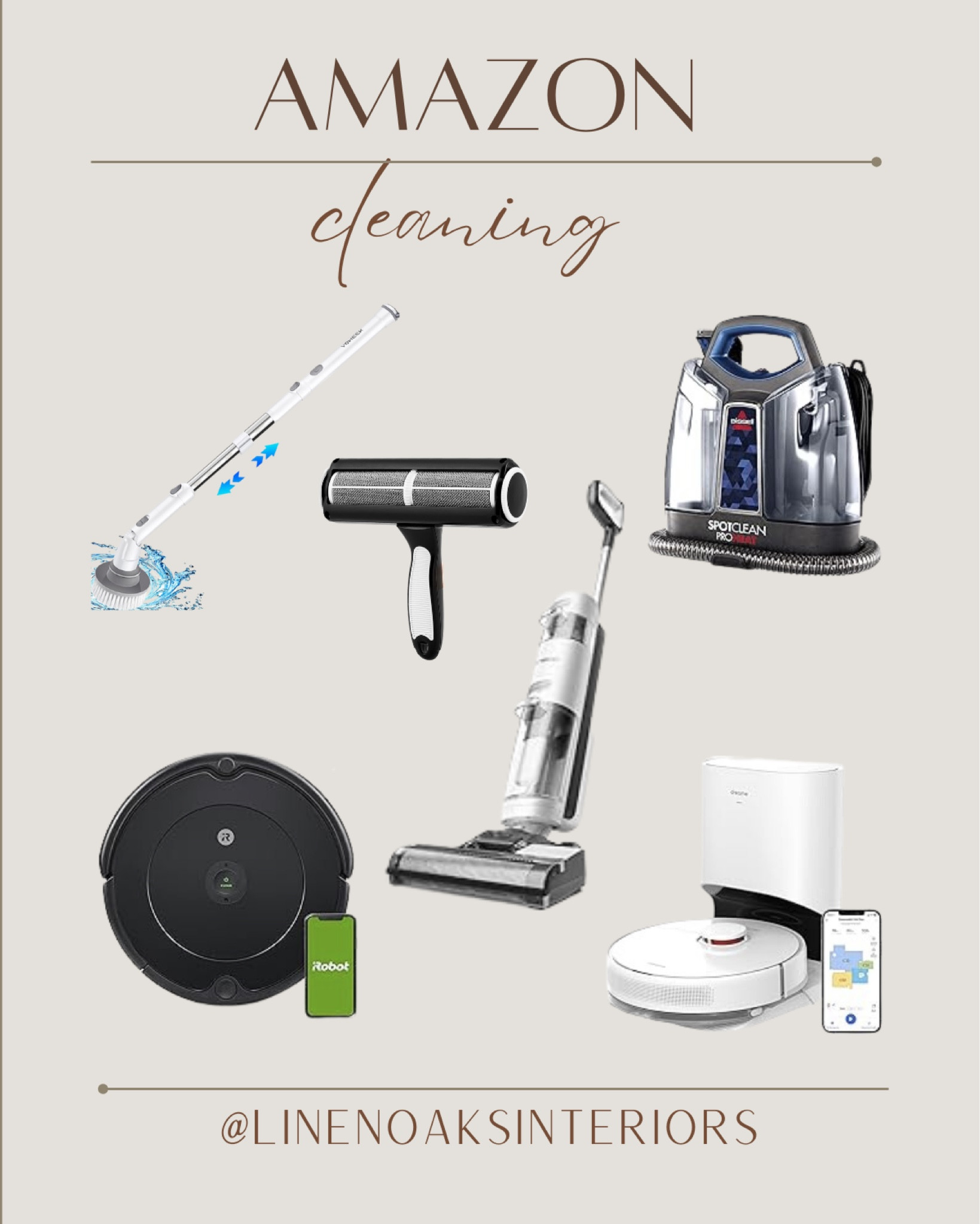 Amazon Black Friday Deals, Amazon cleaning products sale

Robot vacuum cleaner
Pet hair remover
Spot cleaner
Electric spinning brush cleaner
Wet vac mop

#LTKhome #LTKCyberWeek #LTKsalealert