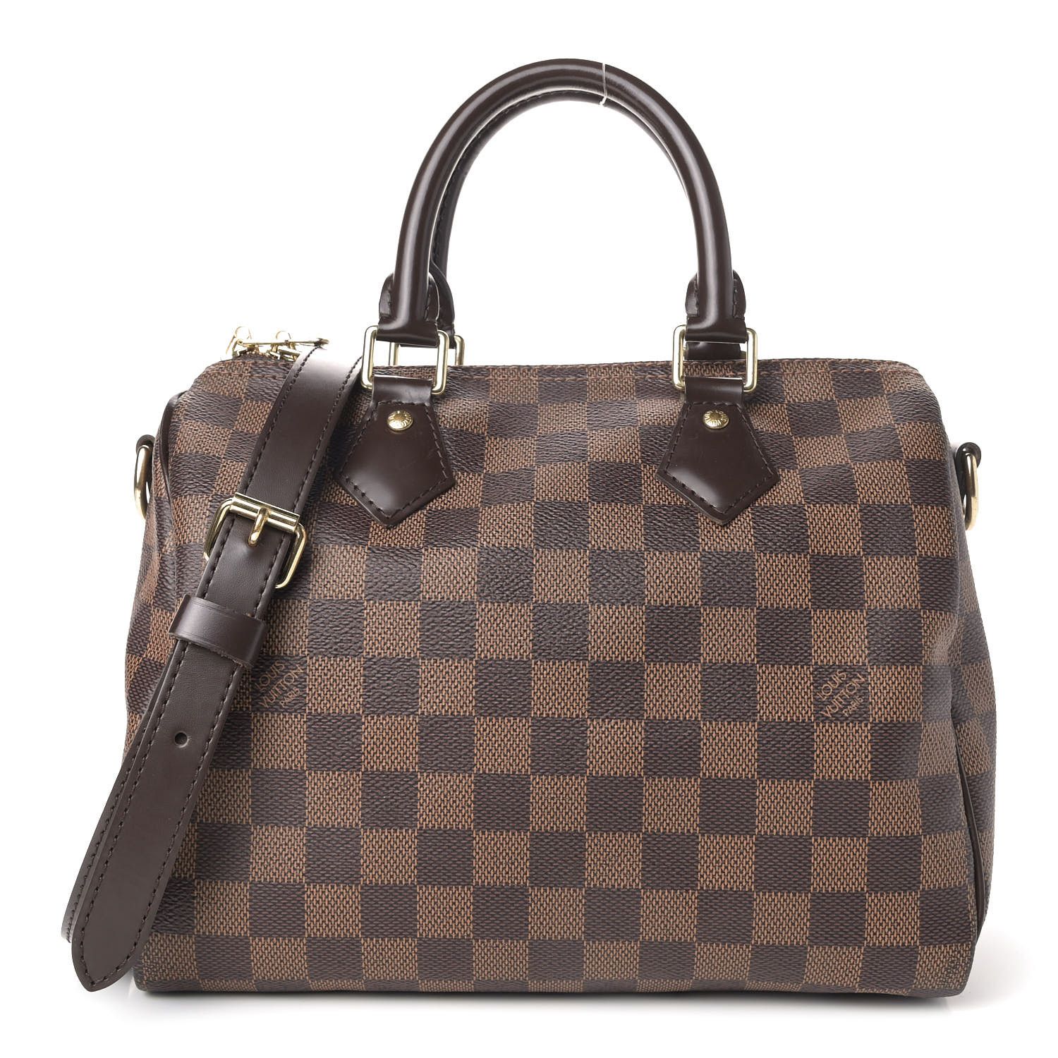 LOUIS VUITTON Damier Ebene Speedy Bandouliere 25 | FASHIONPHILE | Fashionphile