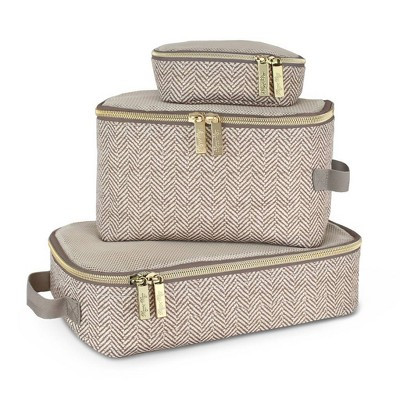 Itzy Ritzy Pack Like A Boss Packing Cubes - Terracotta Sunrise | Target