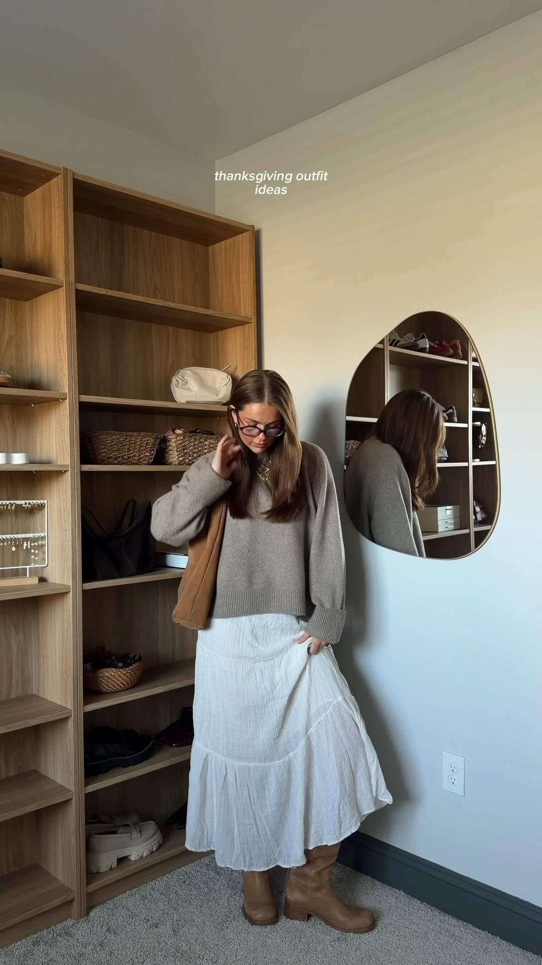 thanksgiving outfit ideas part 2🤎 (personally love this one bc it’s cute but also sooo comfy!) 

#LTKCyberWeek #LTKHoliday #LTKgrwm