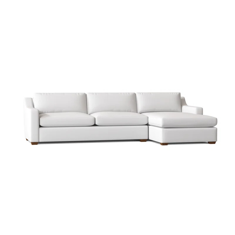 Melanie 2 - Piece Upholstered Chaise Sectional | Wayfair North America