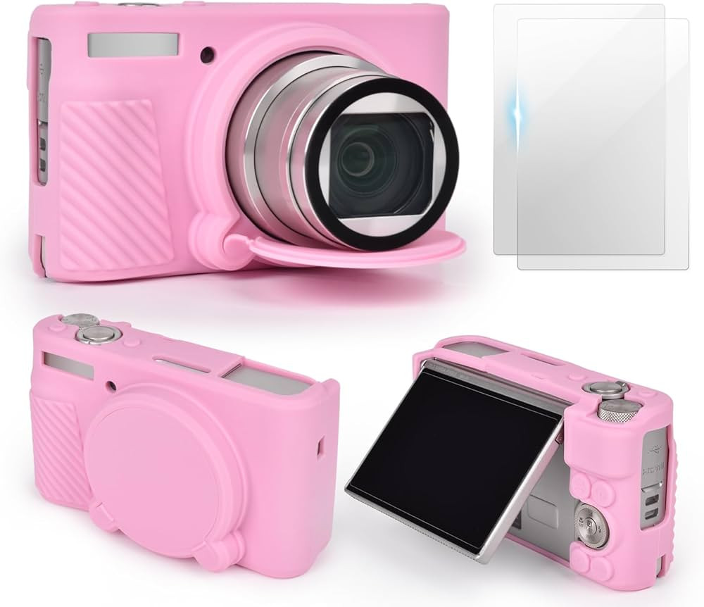 SX740 Camera Case Accessories Set[with 2 LCD tempered films],Silicone Protective Case Compatible ... | Amazon (US)
