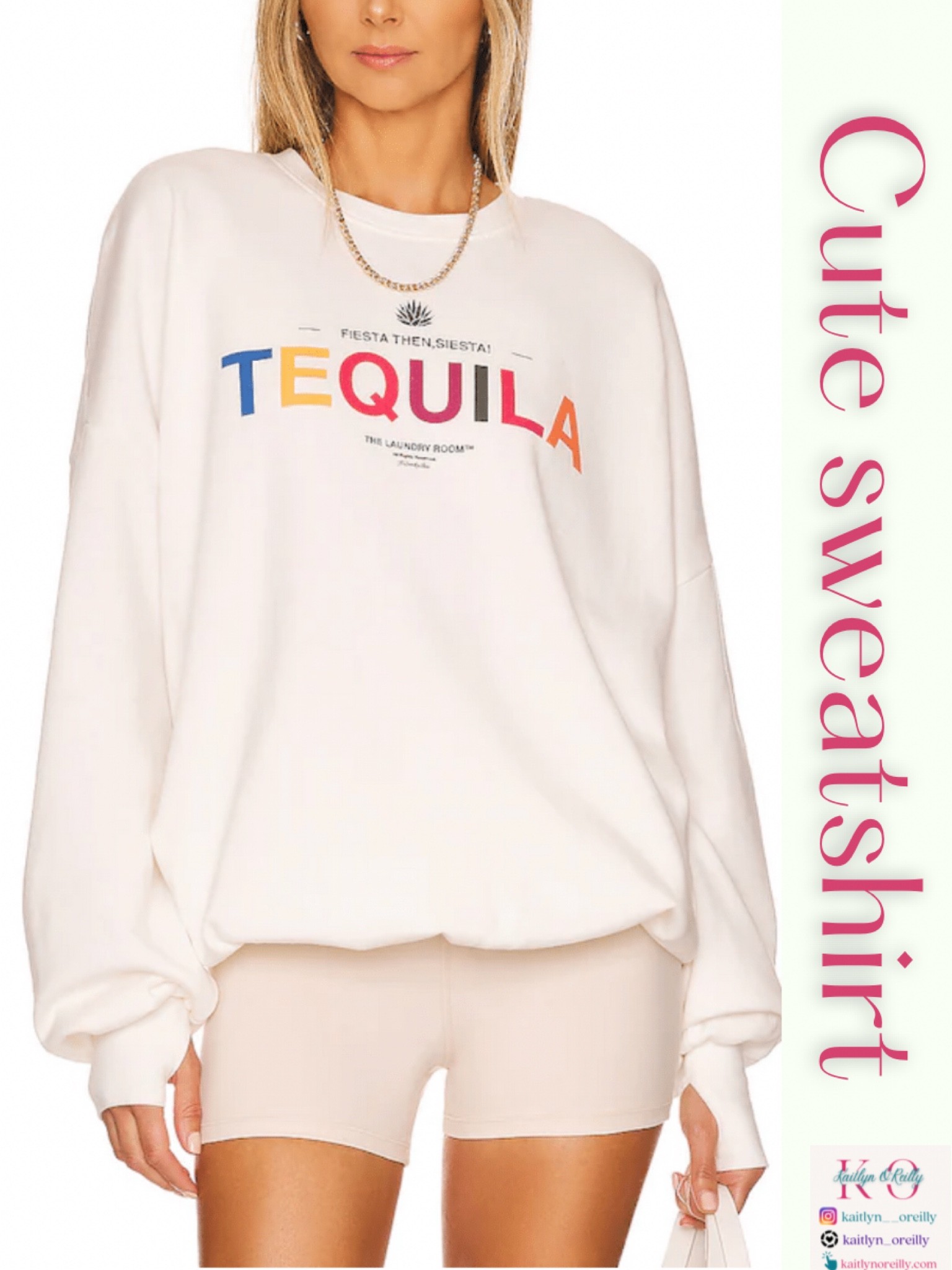 Cute sweatshirt find from revolve. Great fall outfit staple , gym outfit or airport outfit!
#LTKtravel #LTKU 

#LTKSeasonal #LTKstyletip #LTKunder100