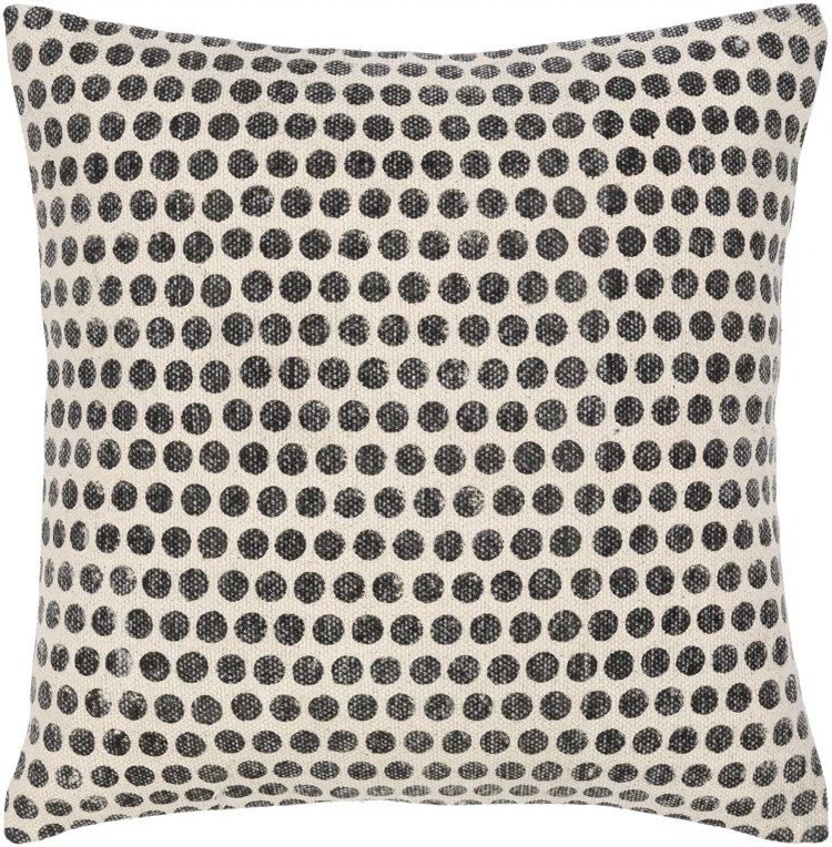 Zetta Polka Dots Cotton Throw Pillow | Wayfair North America