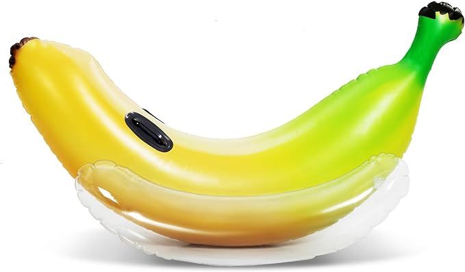 Sloosh Inflatable Banana Pool Float - Ride on Banana Pool Floats Funny Swimming Pool Party Decora... | Amazon (US)