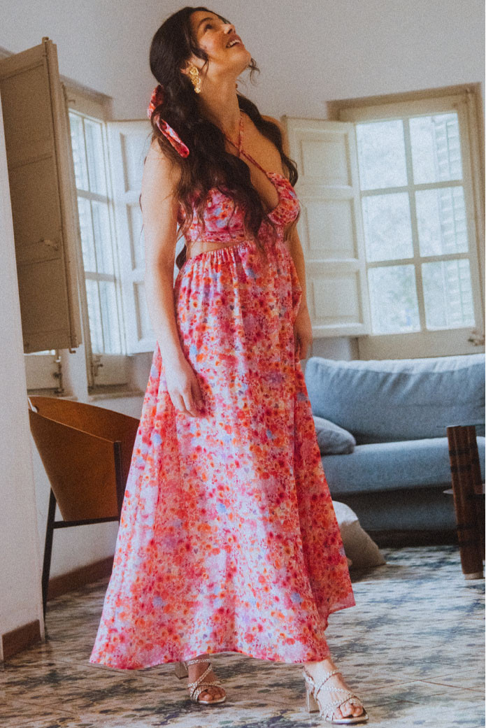 ROBE ANGÉLIQUE MIOSOTIS | SAAJ Paris