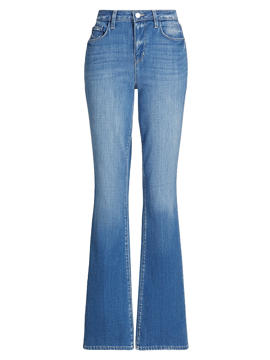 Women's Selma High-Rise Sleek Baby Bootcut Jeans - Rosales - Size 29 | Saks Fifth Avenue