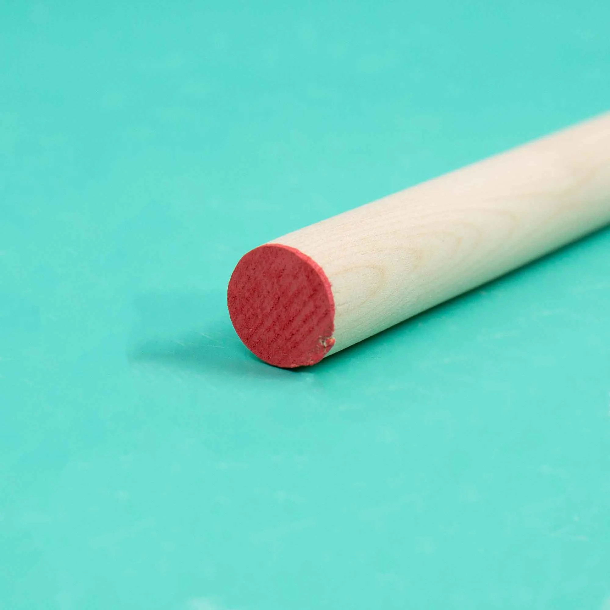 Hello Hobby Wood Dowel, 36” Long, 5/8-inch Diameter, Red Ends | Walmart (US)