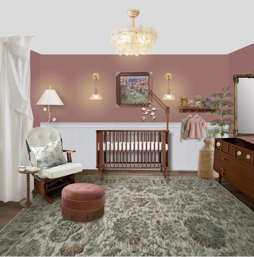 Vintage whimsical nursery 