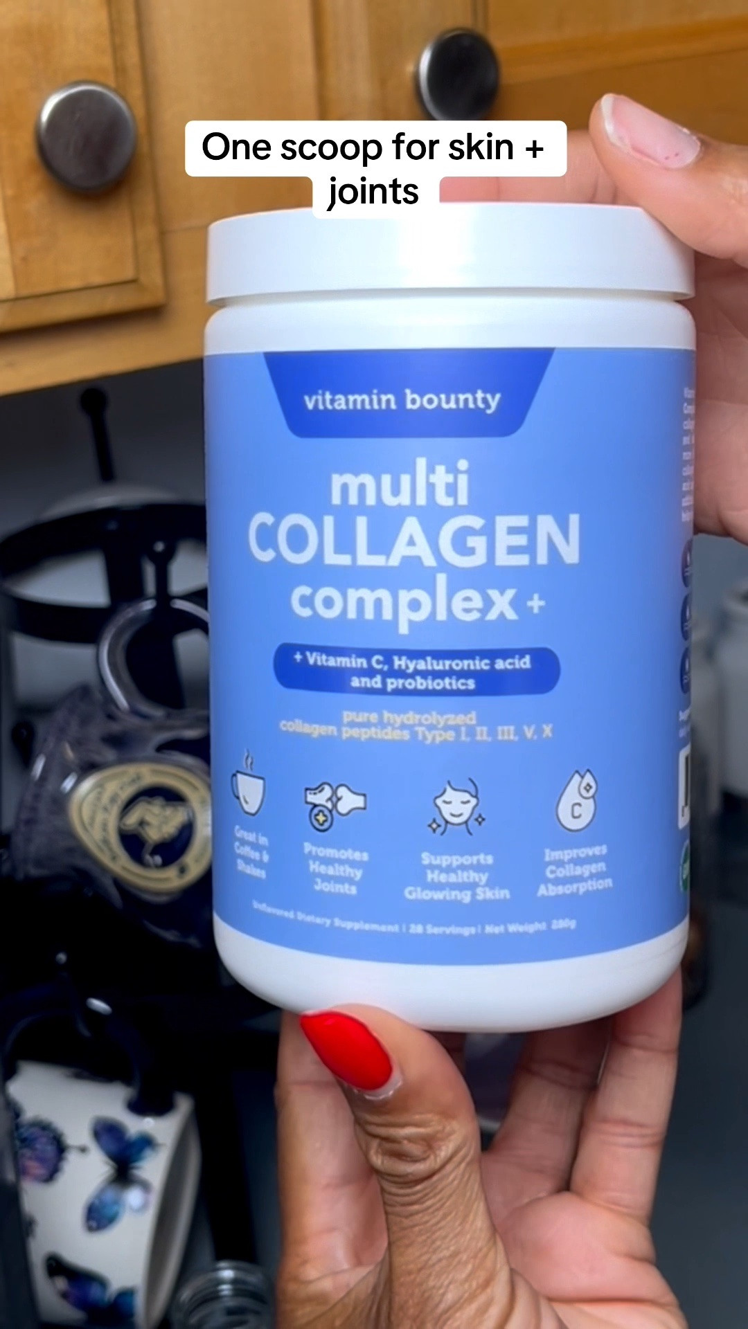One scoop for skin and joints is all it takes.
This mixes right into water with no taste and no effort. I love that it supports hydration, glow, and flexibility without adding anything extra to my routine. Simple, consistent habits make the biggest difference over time.
#collagenroutine #skinjointsupport #glowfromwithin #dailywellness #collagenpowder #beautyfrominside #morningritual #healthyskinhabits #jointhealth #simplehabits

#LTKBeauty #LTKOver40 #LTKselfcare