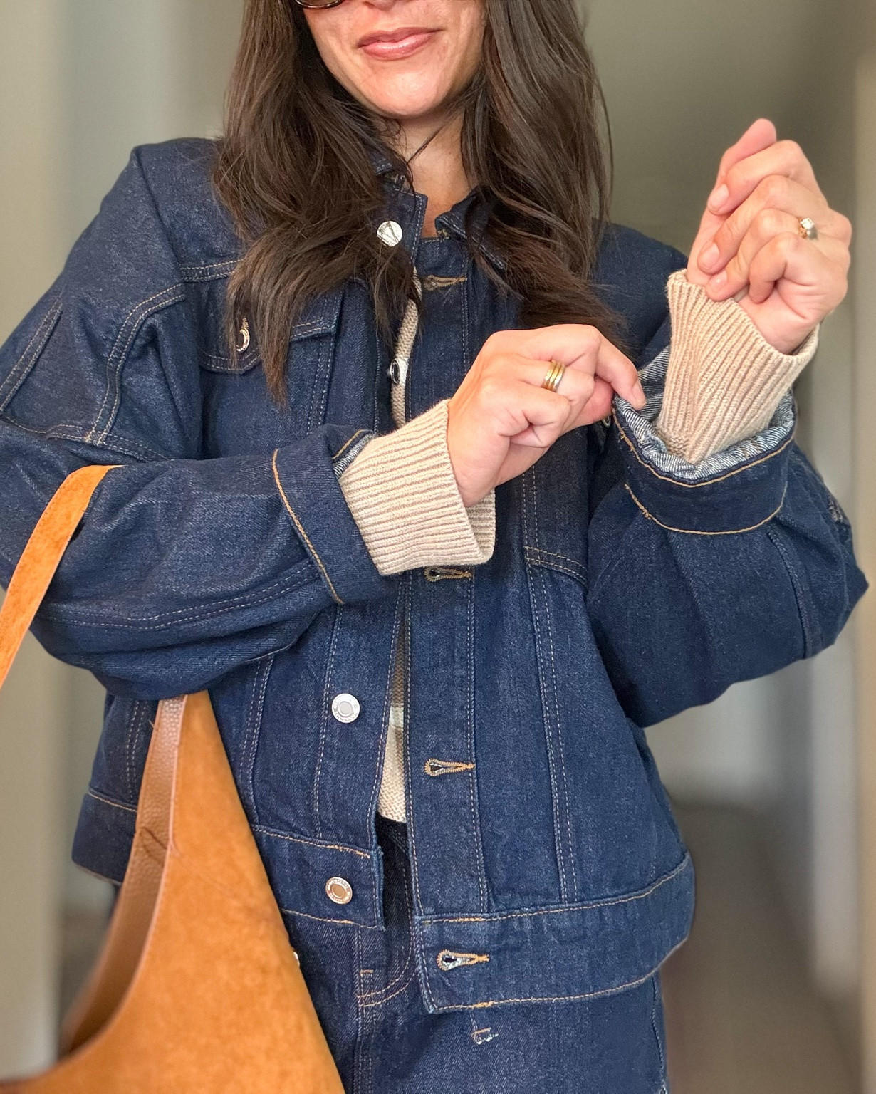 Consider this your sign to refresh the denim drawer. 👖✨ Chelsey’s Walmart lineup has all the good stuff: ultra-soft white denim, a versatile jacket, wide-leg jeans, a denim skirt with built-in shorts, and that dreamy white lace top. Basically, your next few outfits to transition into fall just planned themselves. 🤍  @WalmartStyle @Walmart 

 #WalmartPartner #WalmartStyle