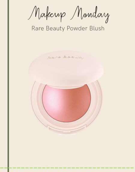 Makeup monday 
Rare beauty luminous powder blush in hope 

#LTKfindsunder50 #LTKxSephora #LTKbeauty