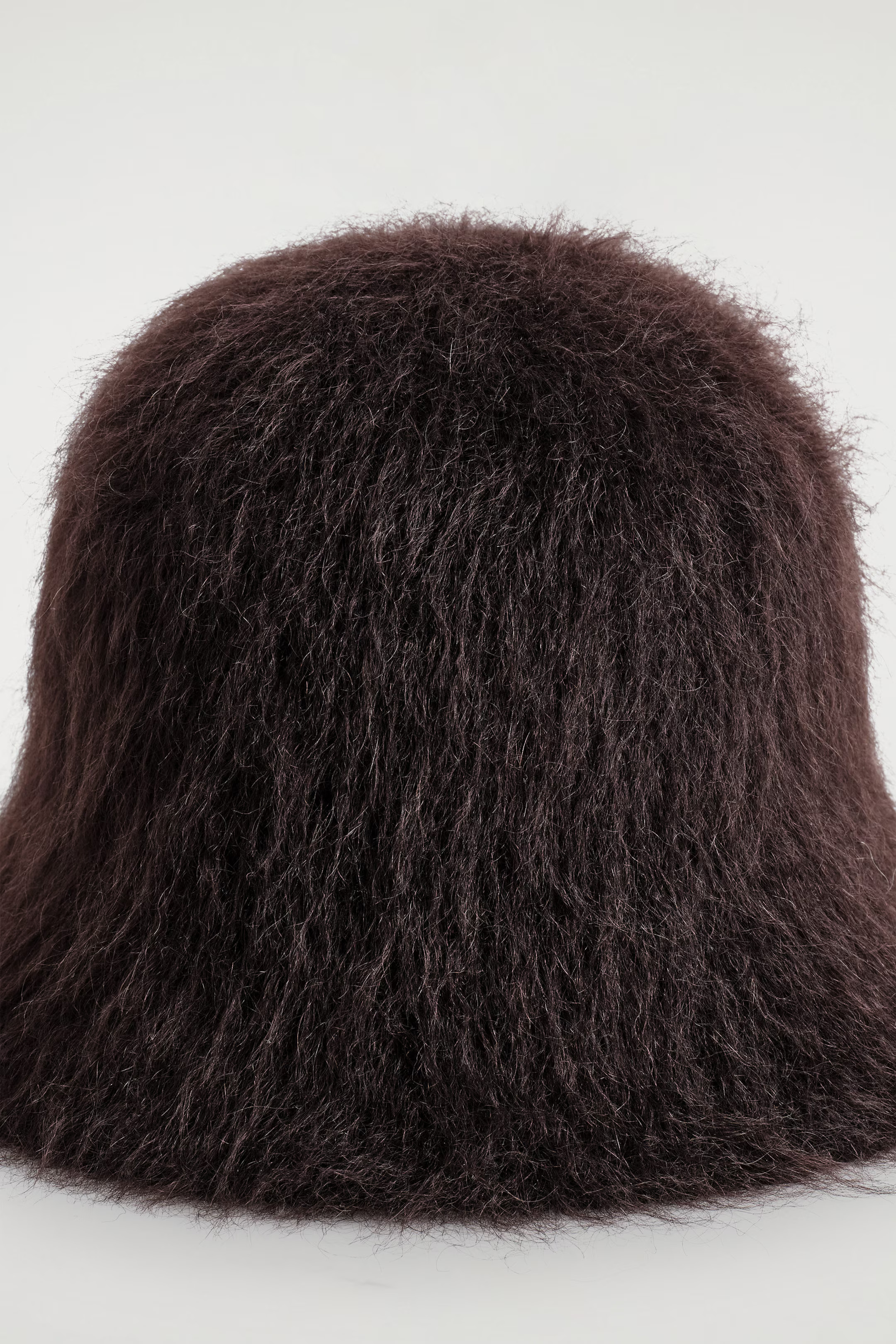 FISCHERHUT AUS MOHAIRWOLLE - DUNKELBRAUN | COS DE | COS (EU)