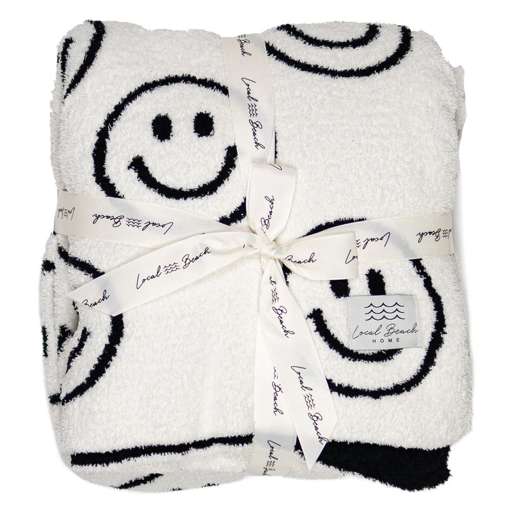 Smiley Luxe Baby Blanket | Local Beach