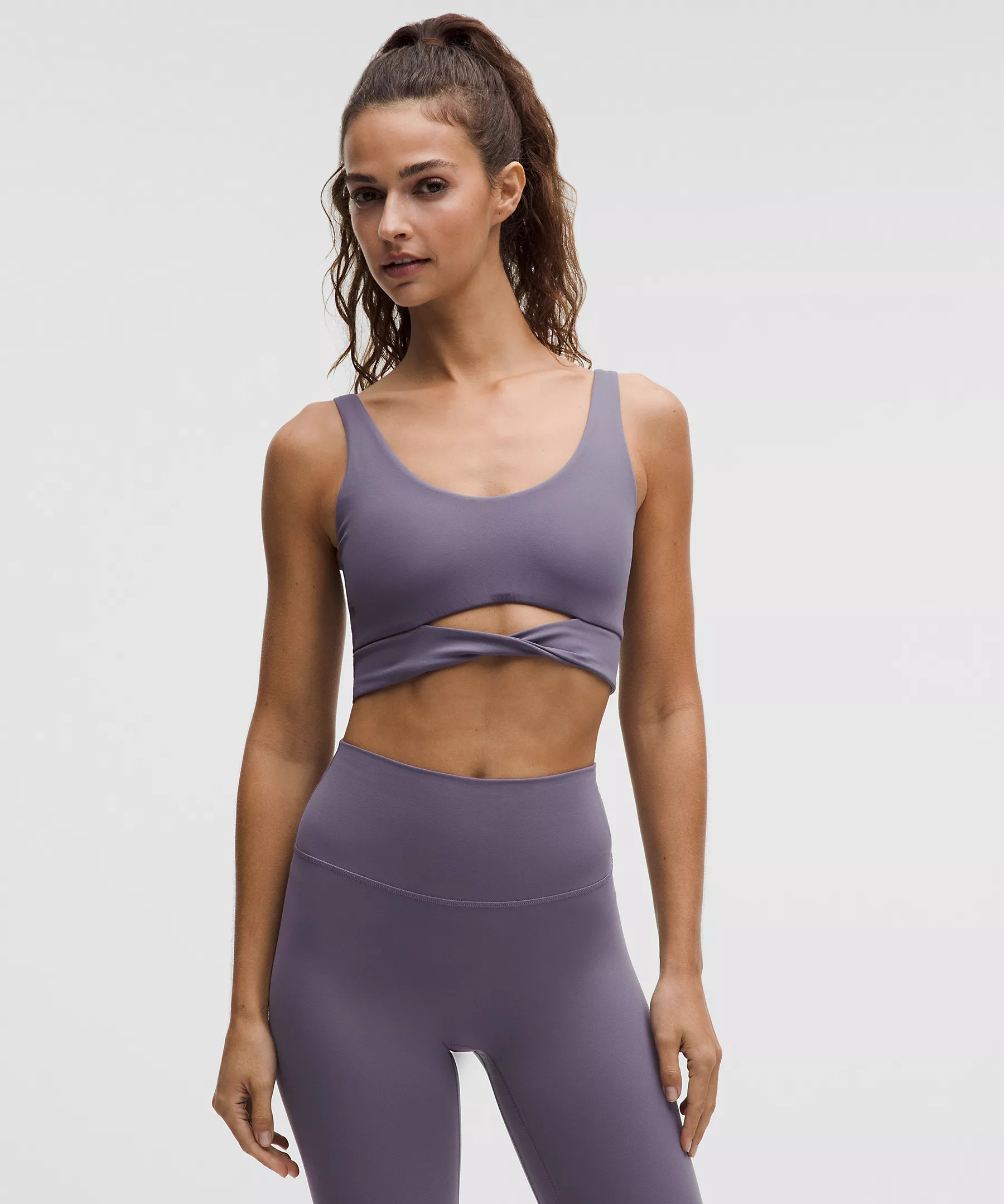 Nulu Twist-Front Scoop-Neck Bra | Lululemon (US)