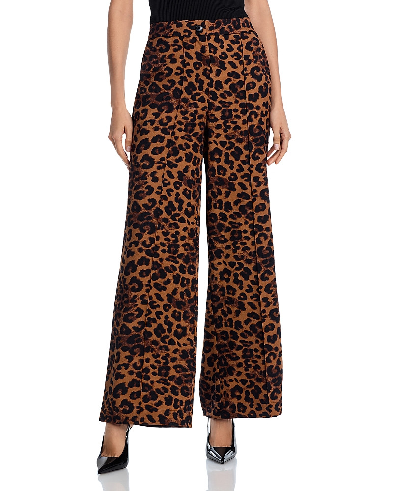 Aqua Leopard Print Pants | Bloomingdale's (US)