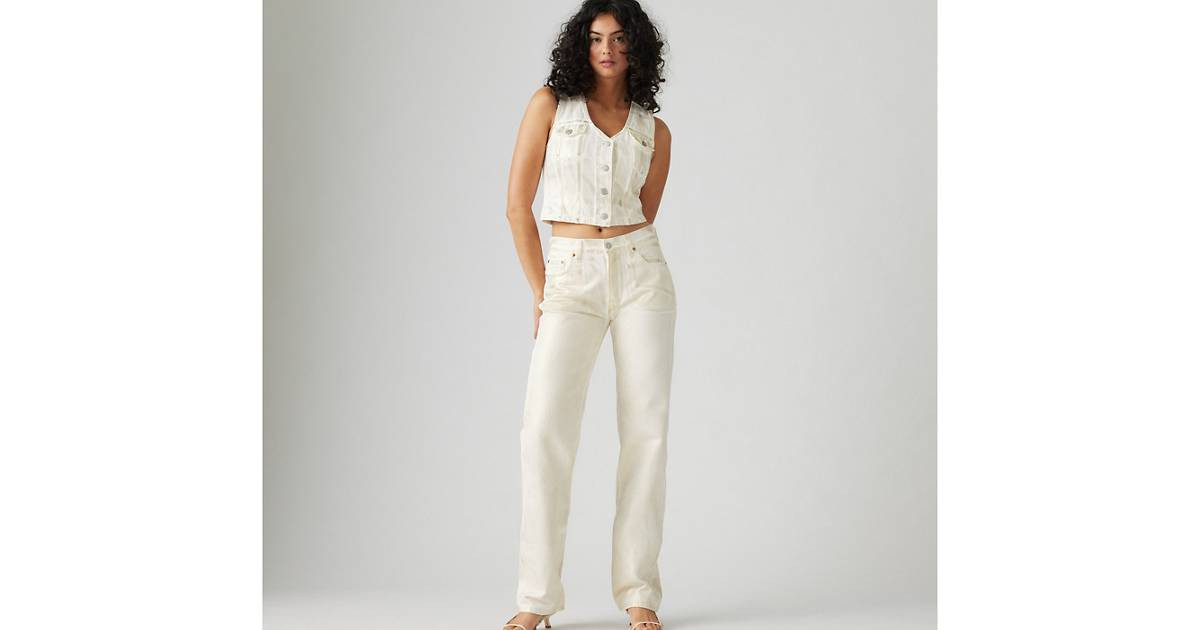 Coated 501® '90s Women's Jeans - White | Levi's® US | Levi's US