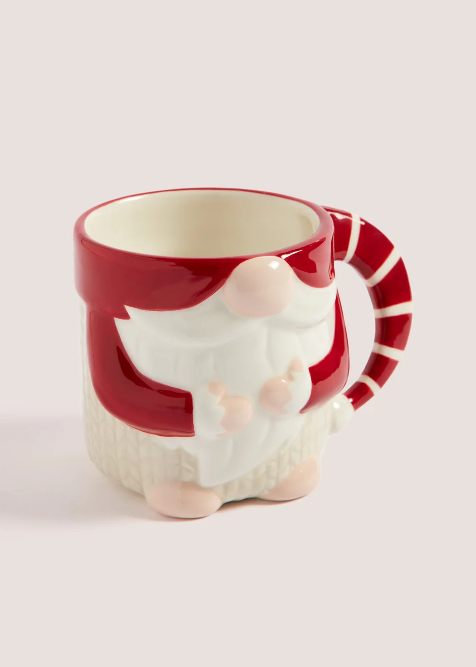 Red Christmas Gonk Mug (9cm x 9cm) | Matalan (UK)