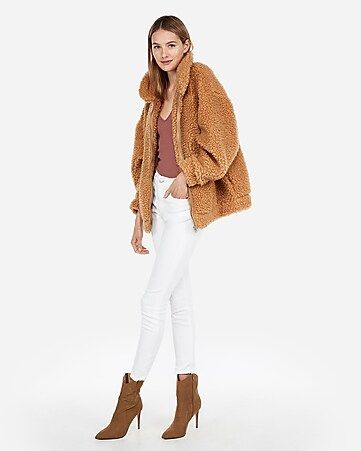 Cozy Teddy Jacket | Express