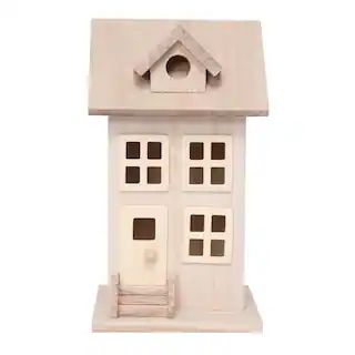 7.5" Unfinished Wood Townhouse Birdhouse by Make Market® | Michaels | Michaels Stores