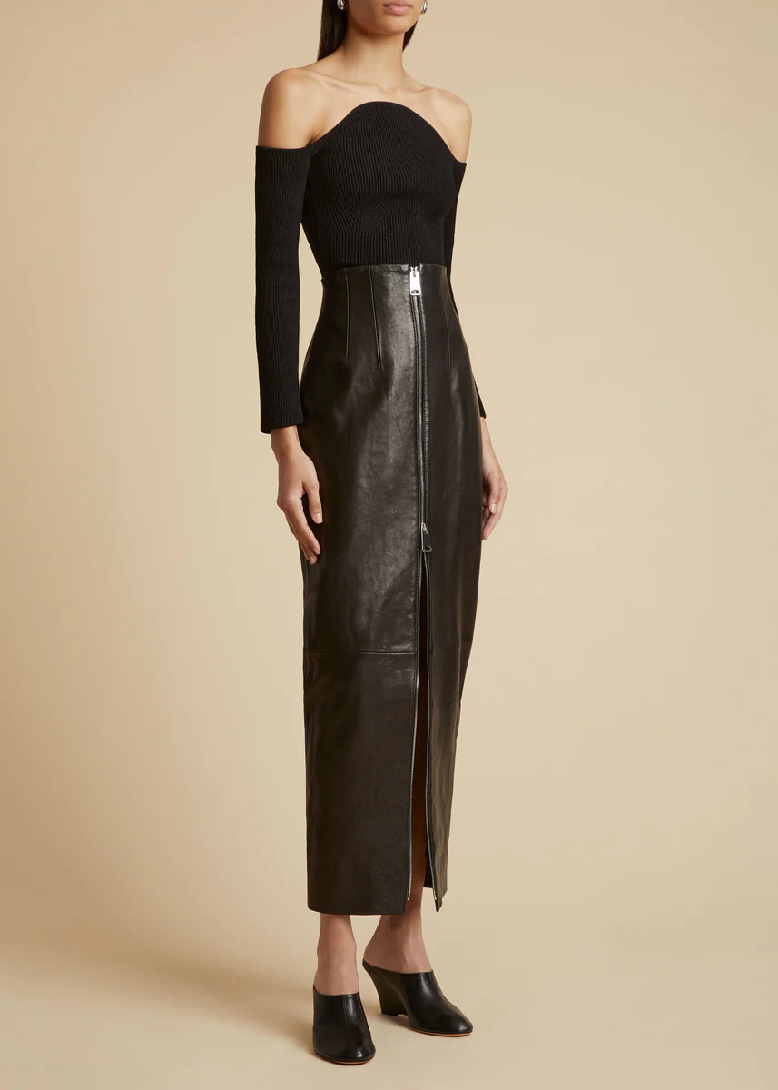 The Maria Top in Black | Khaite