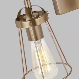 Generation Lighting Dames 3-Light Satin Brass Bathroom Vanity Light 4000703-848 - The Home Depot | The Home Depot